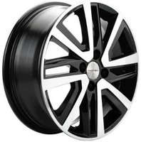 Khomen KHW1609 Black-FP 4*100 6xR16 ET48 DIA54.1